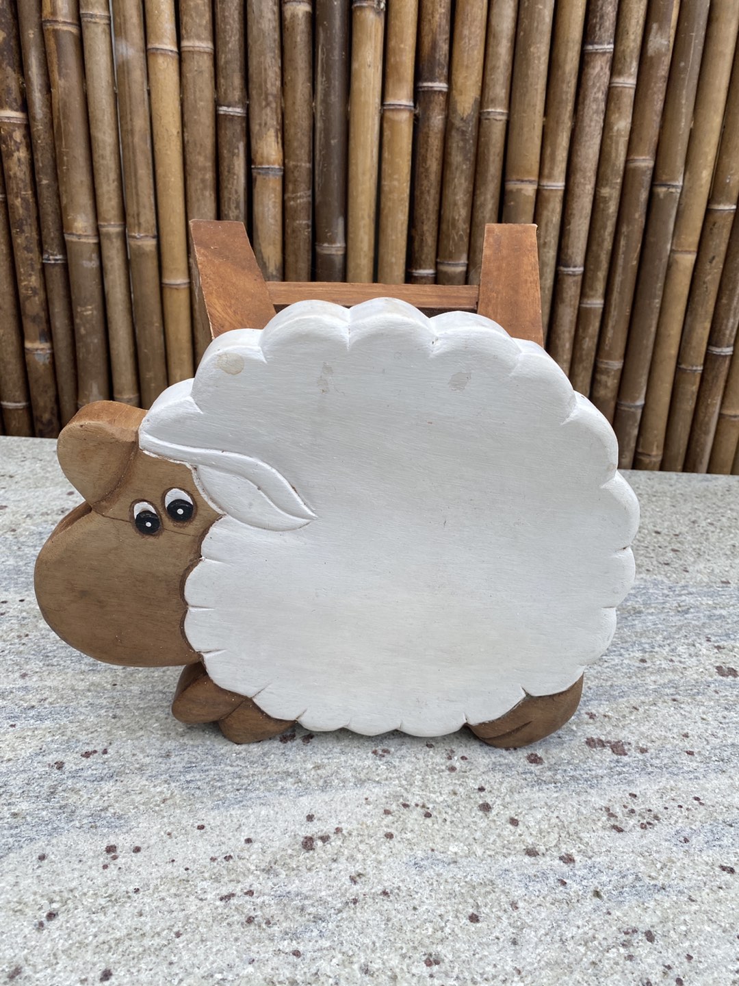 Wooden Stool Lamb - photo 3