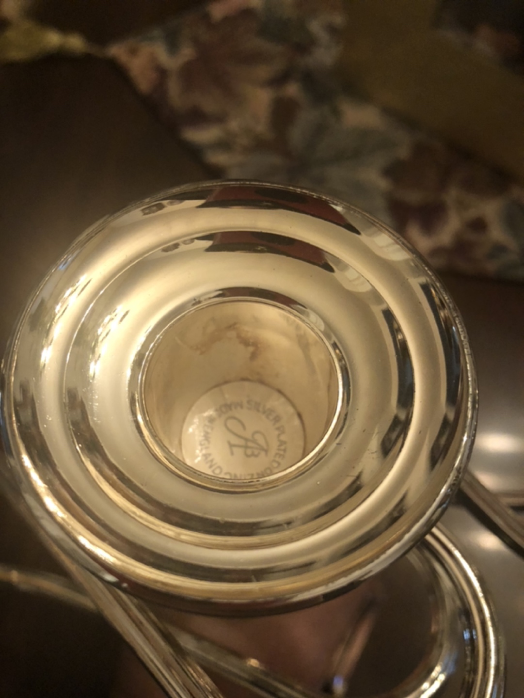 Adjustable Silver Candlestick Holder, two image indicator(2)