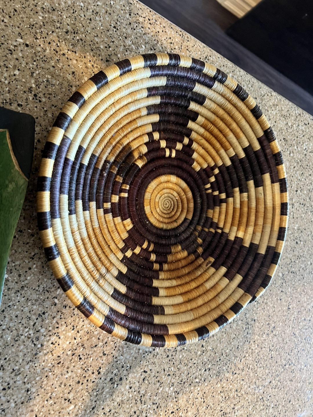 Hand woven basket