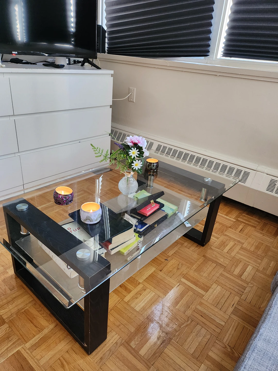 glass coffee table thumbnail