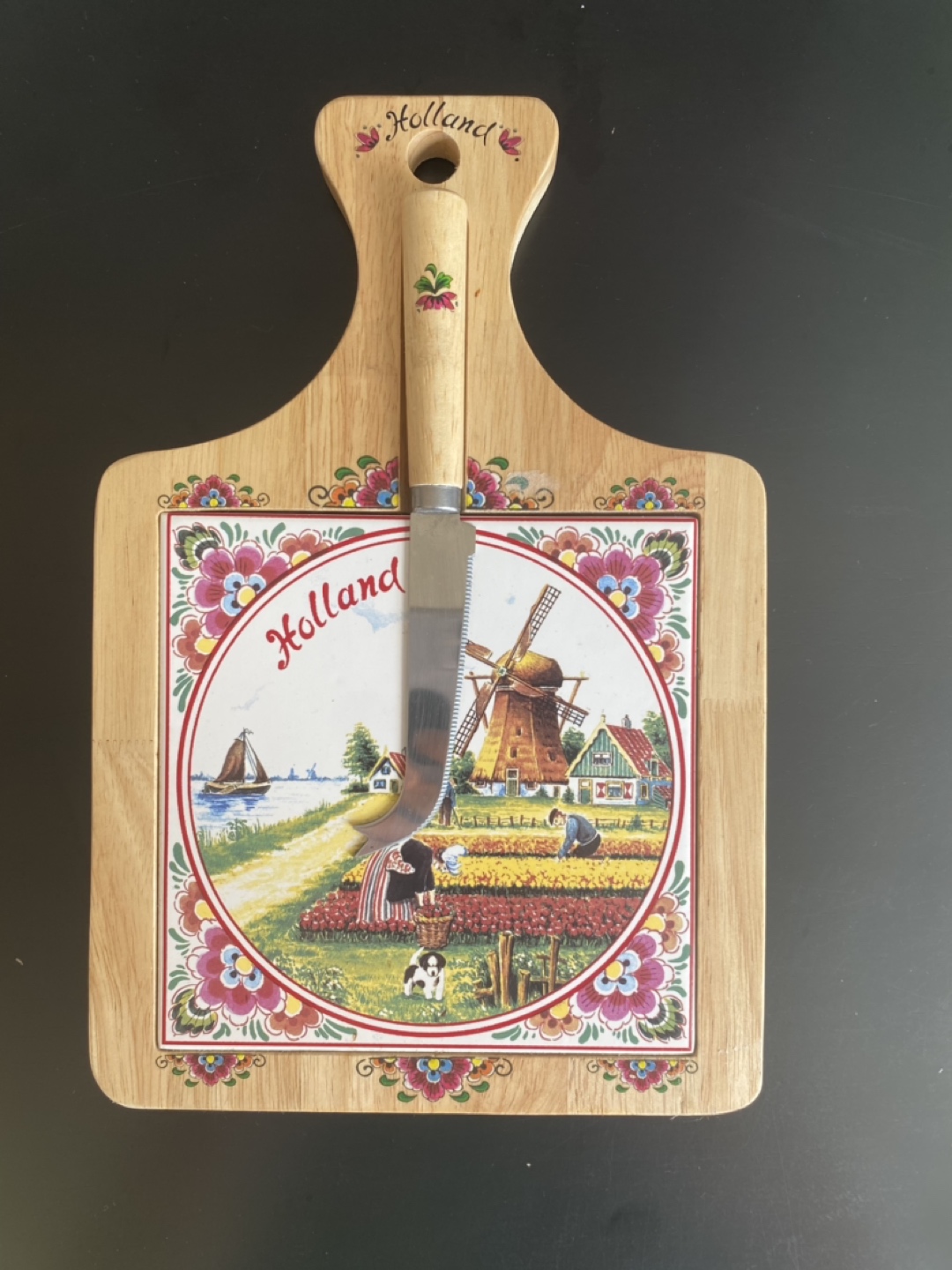 Dutch Cedar Cheese Board- brought back from holland