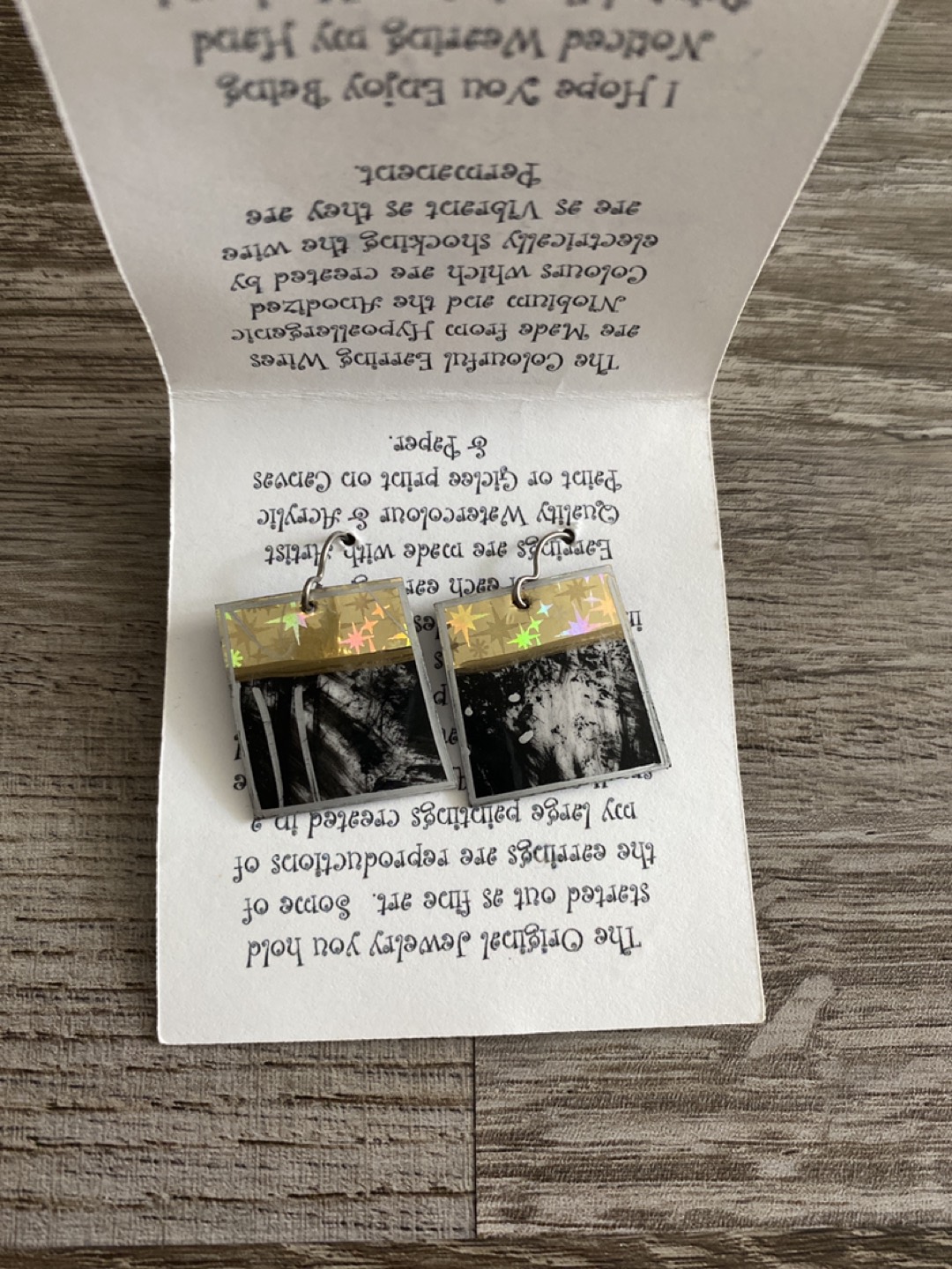Square earrings #freecycle thumbnail