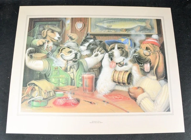 Mike Jackson "Fisherman's Tale" Art Print - 14x11"