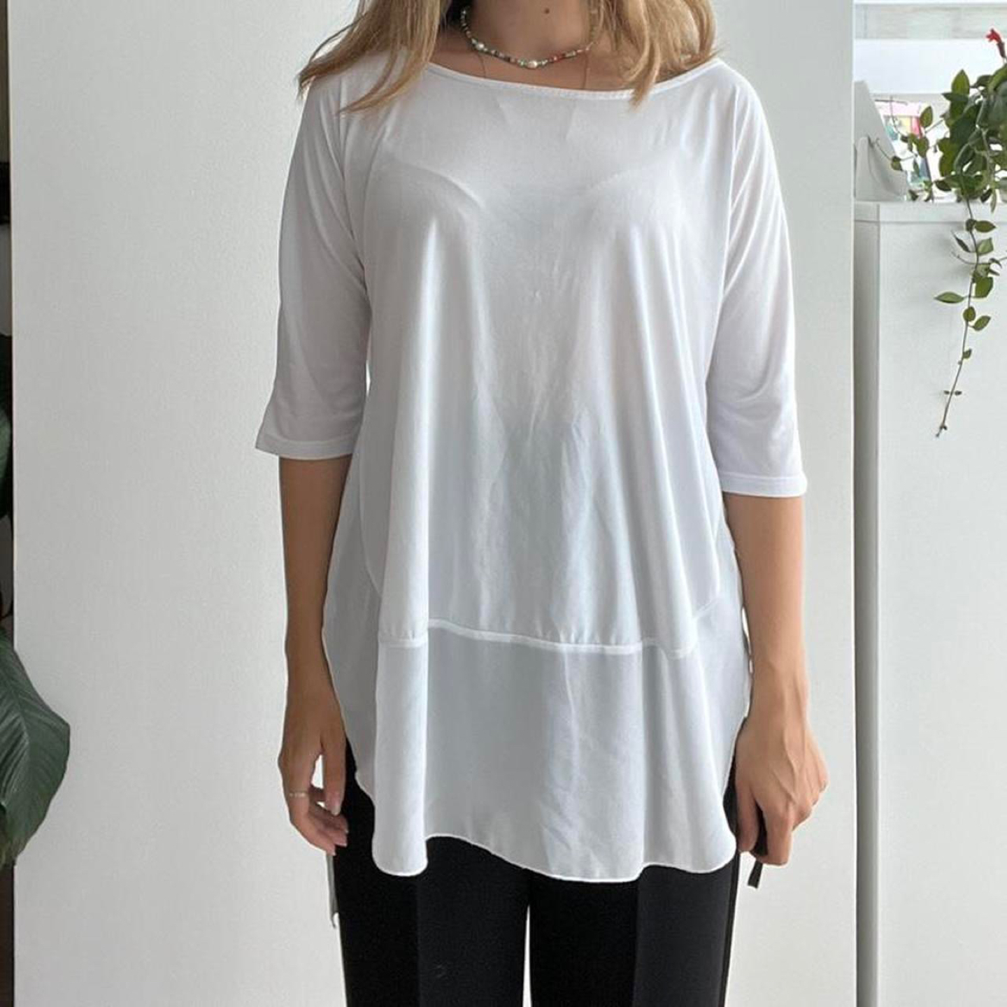 Made in Italy one size fits all white shirt - photo 2