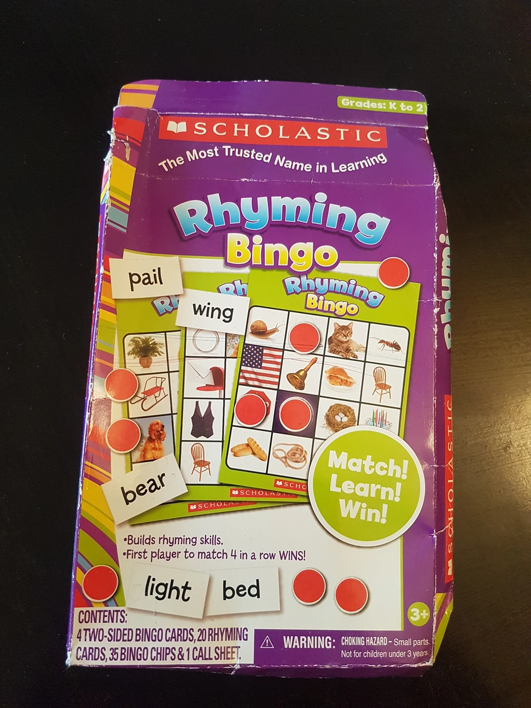 Scholastic Rhyming Bingo image indicator(2)