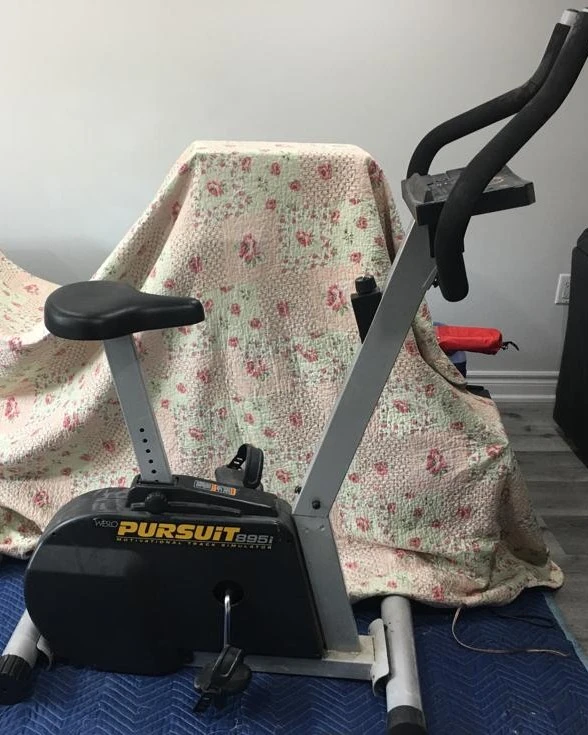 stationary exercise bike and Leg Magic (thigh burner) thumbnail