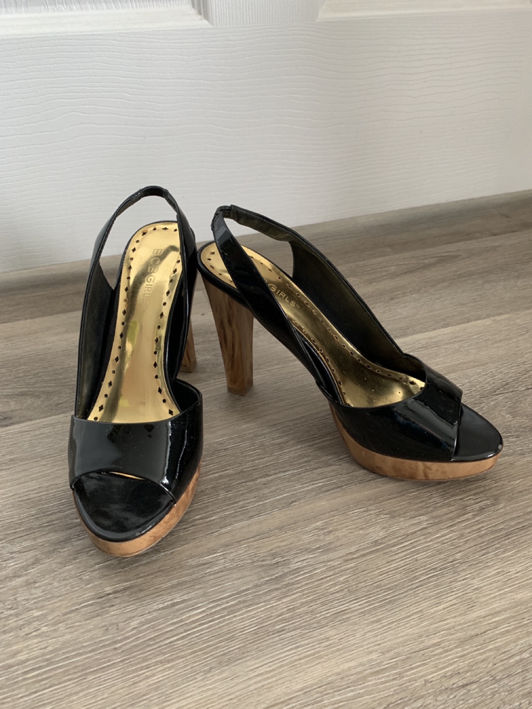Be Be sling back high heels thumbnail