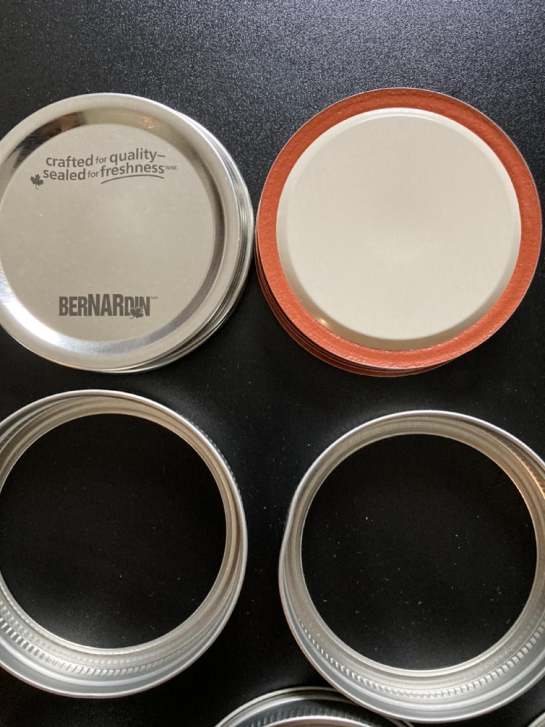 Bernardin widemouth Mason jar lids - photo 2