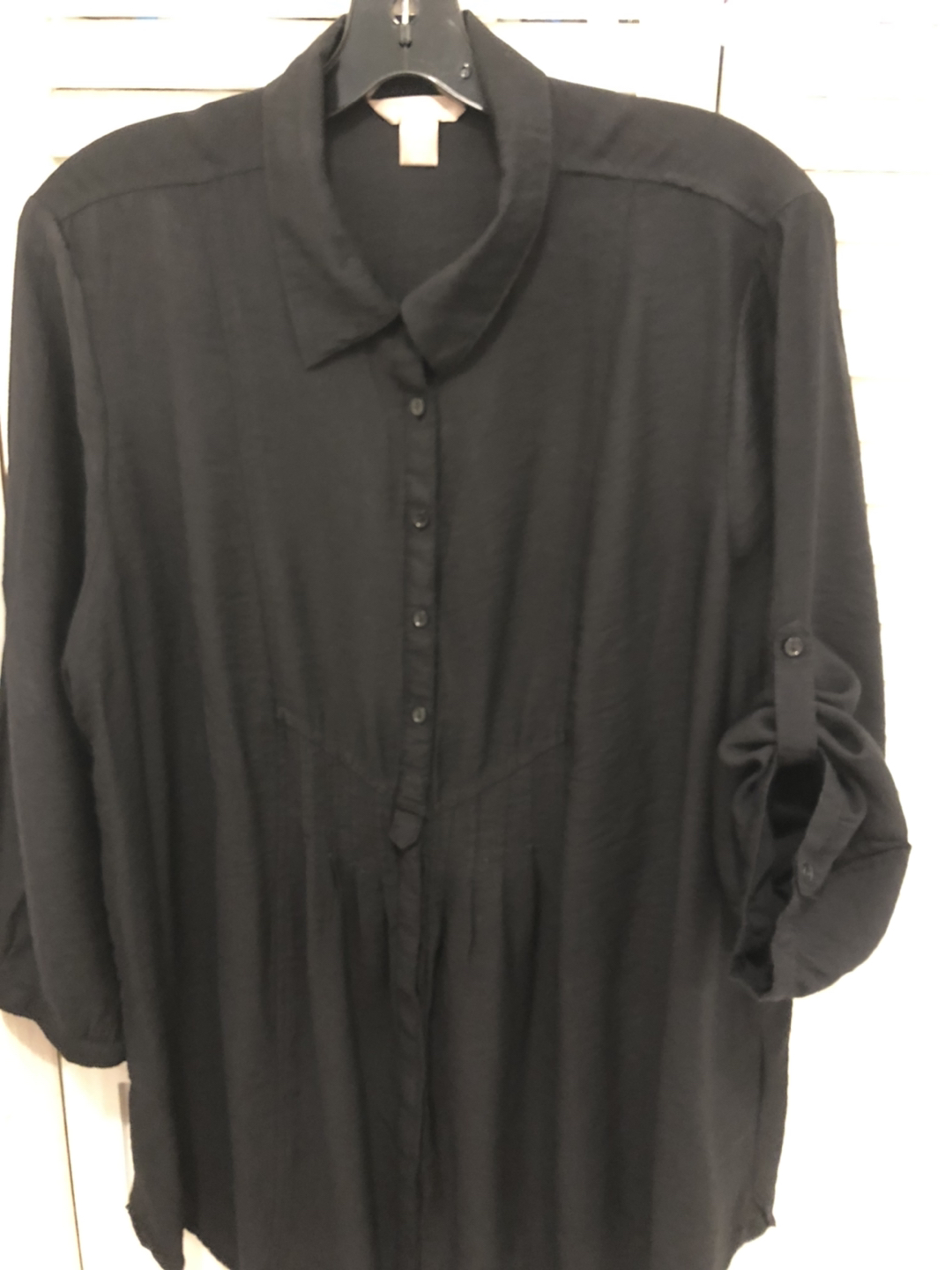 Black long/roll up sleeves FREE image indicator(4)