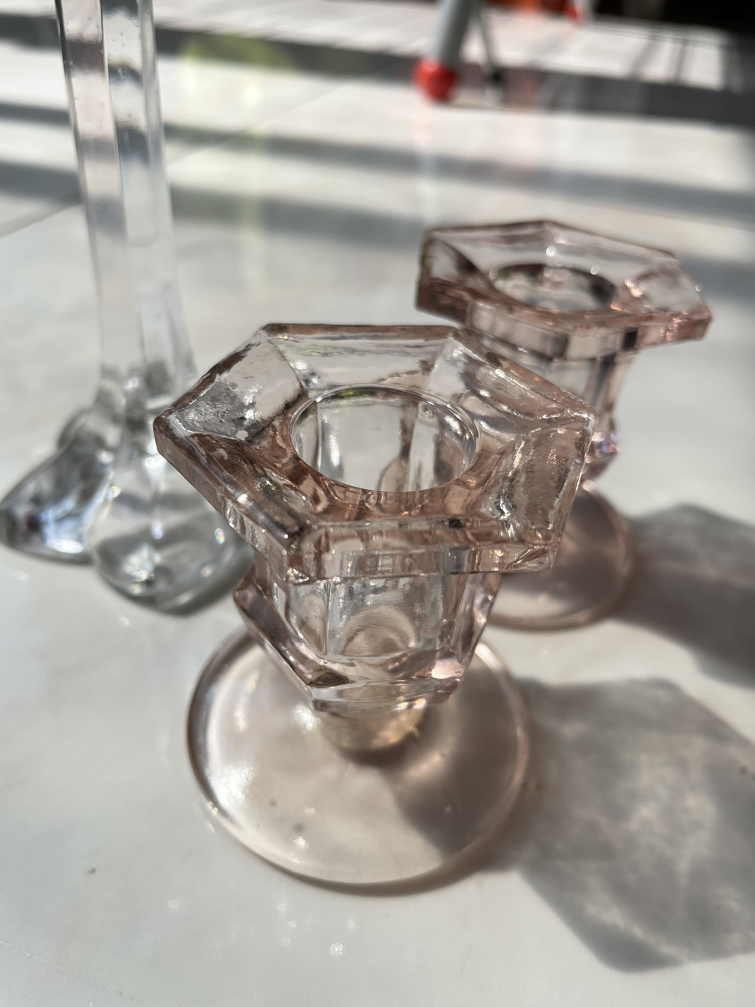 3 Candlestick holders