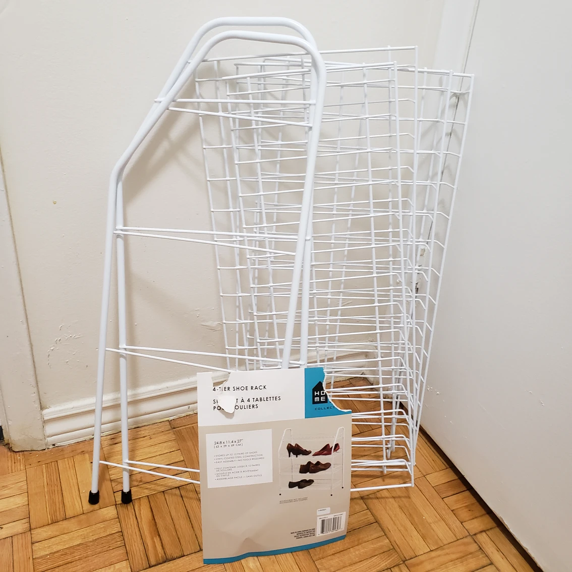 NEW white shoe rack thumbnail