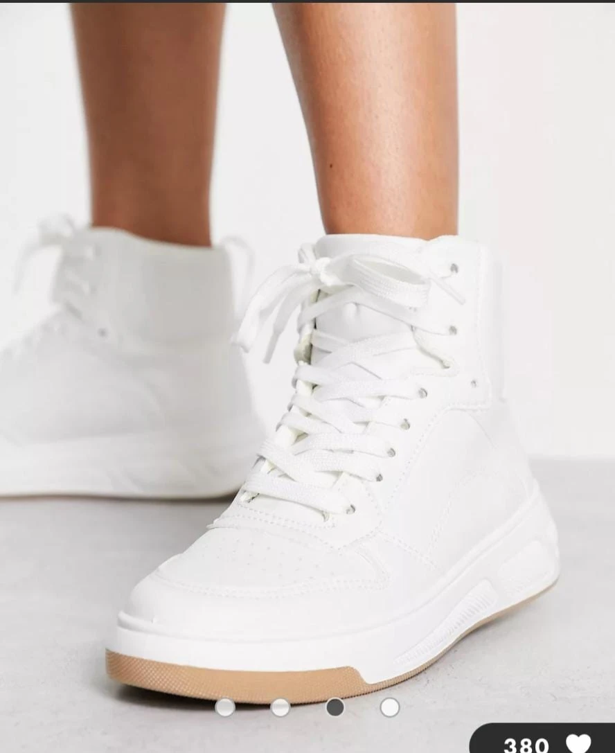 High white sneakers female thumbnail