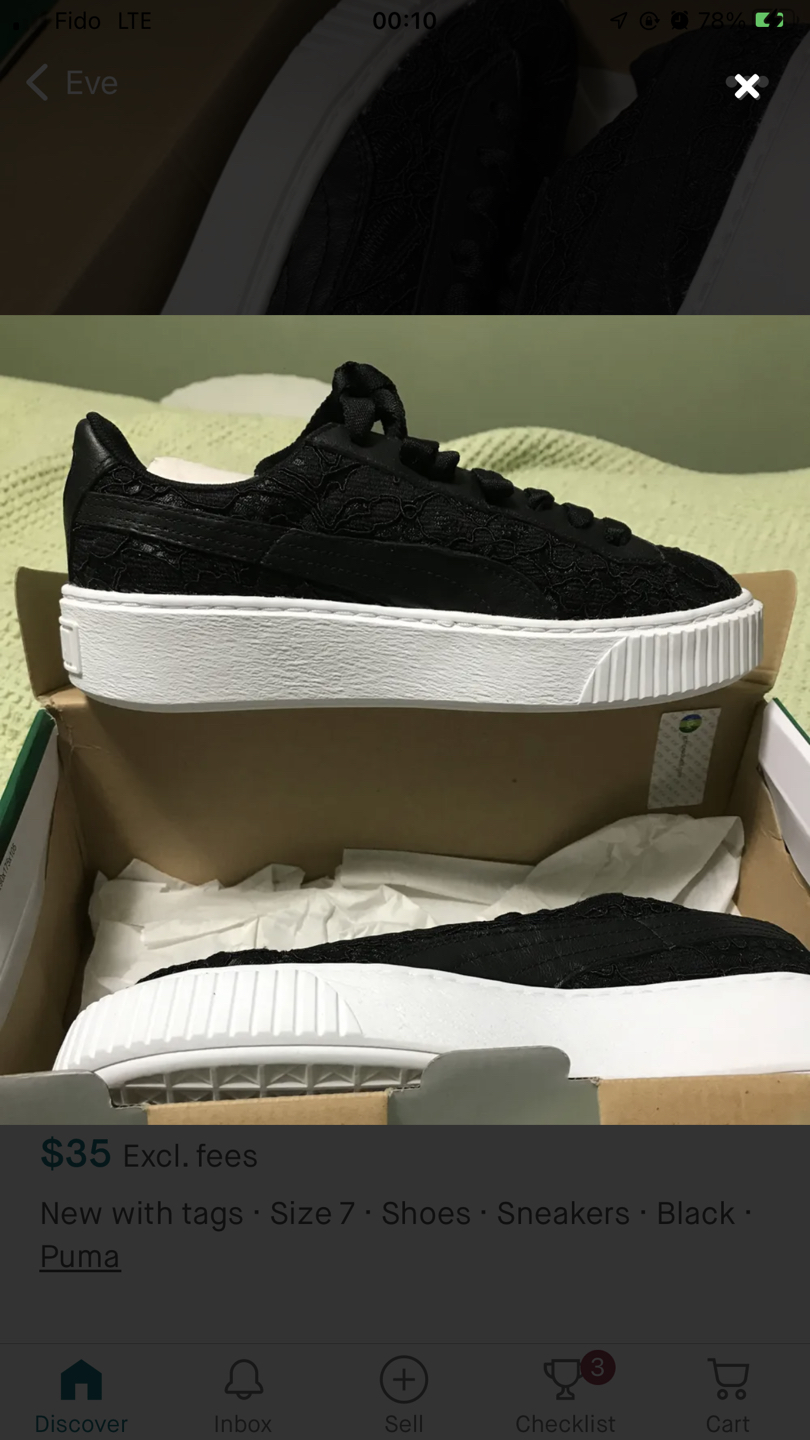 Puma platform sneakers-  Shoes BNIB SIZE 7 womens - photo 3