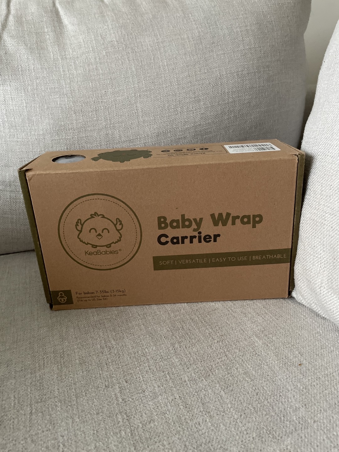 Baby wrap carrier by KeaBabies