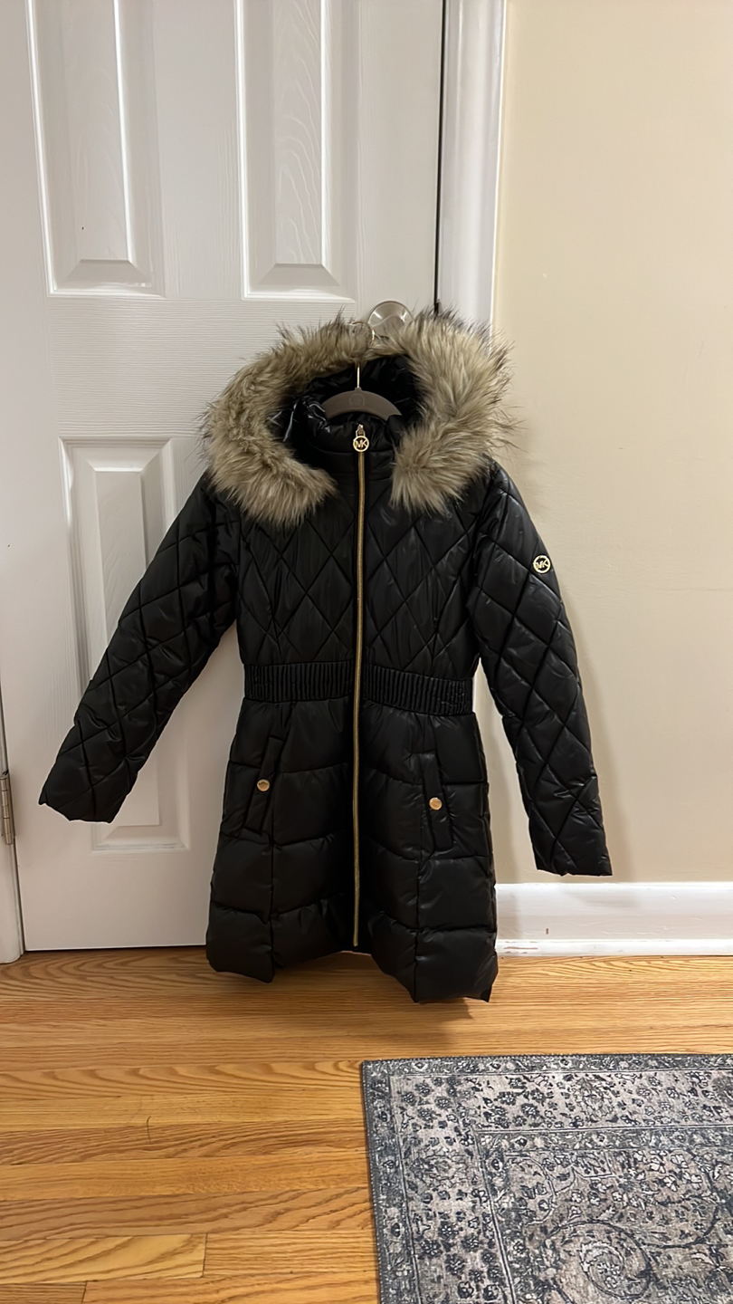 Michael Kors - junior girls, size 10/12, black puffer jacket