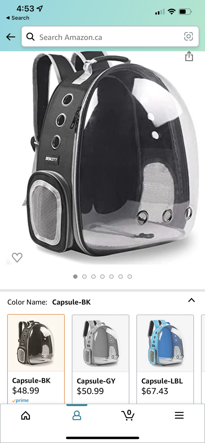 Cat and dog backpack - photo 2