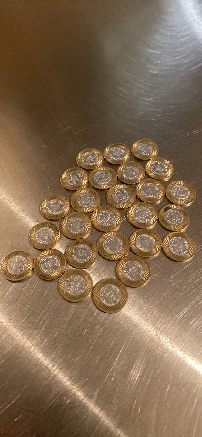 TTC TOKENS (25 for $65)