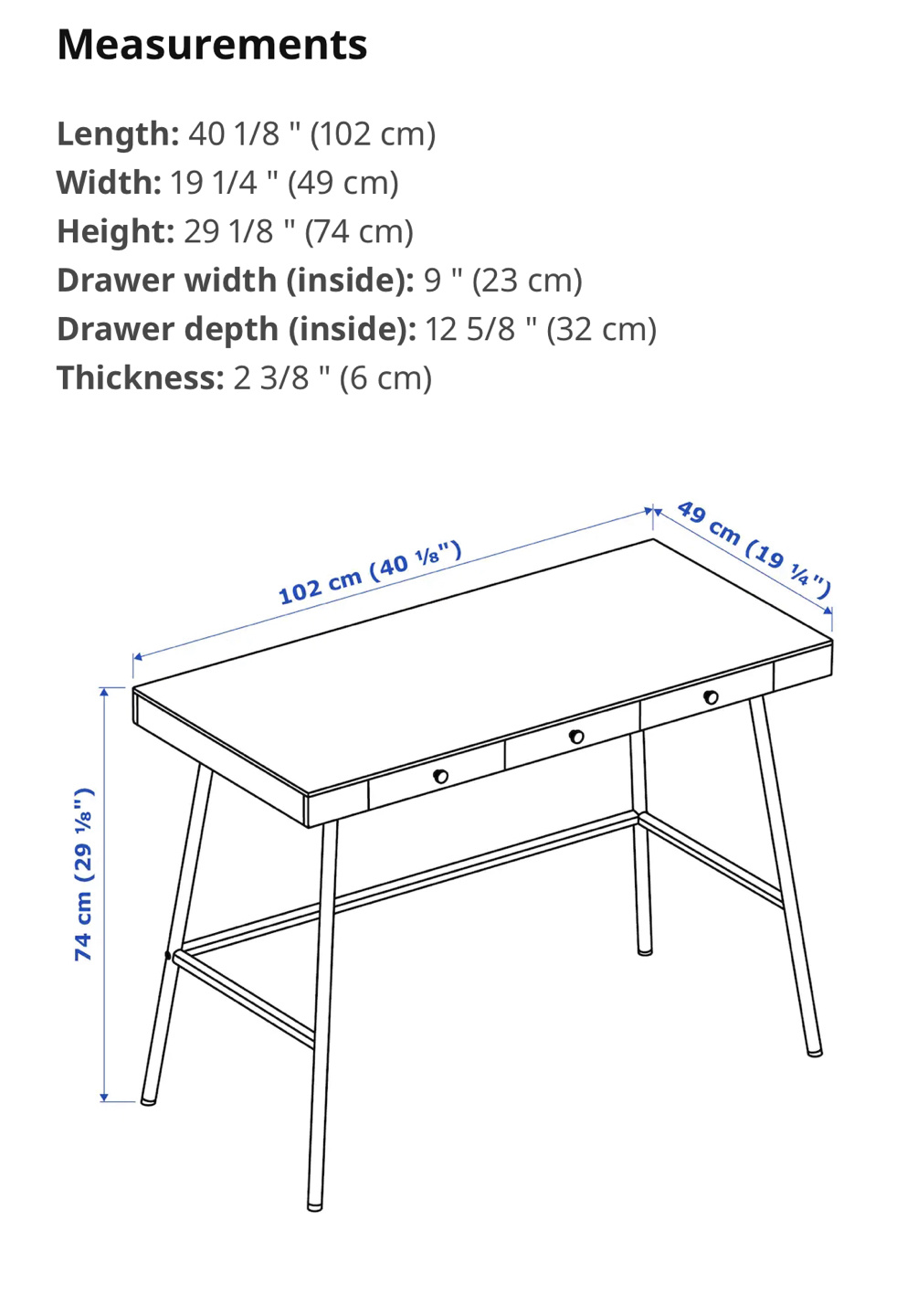 IKEA desk - photo 3