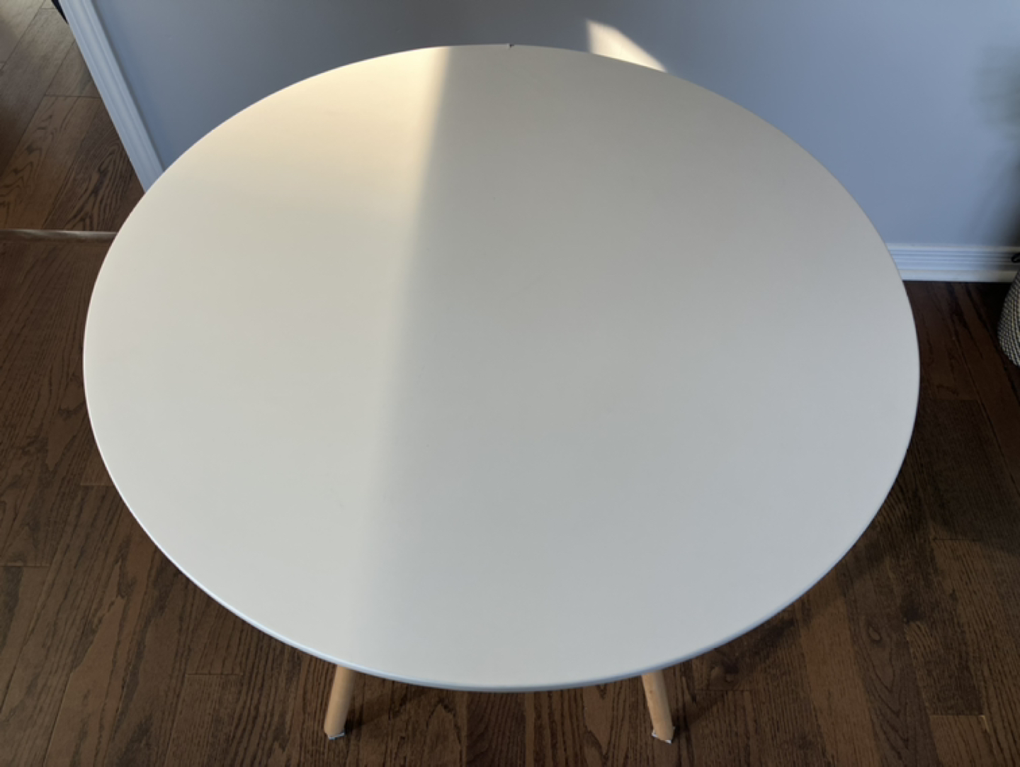 Round table, leather chair, IKEA VESKEN - photo 3