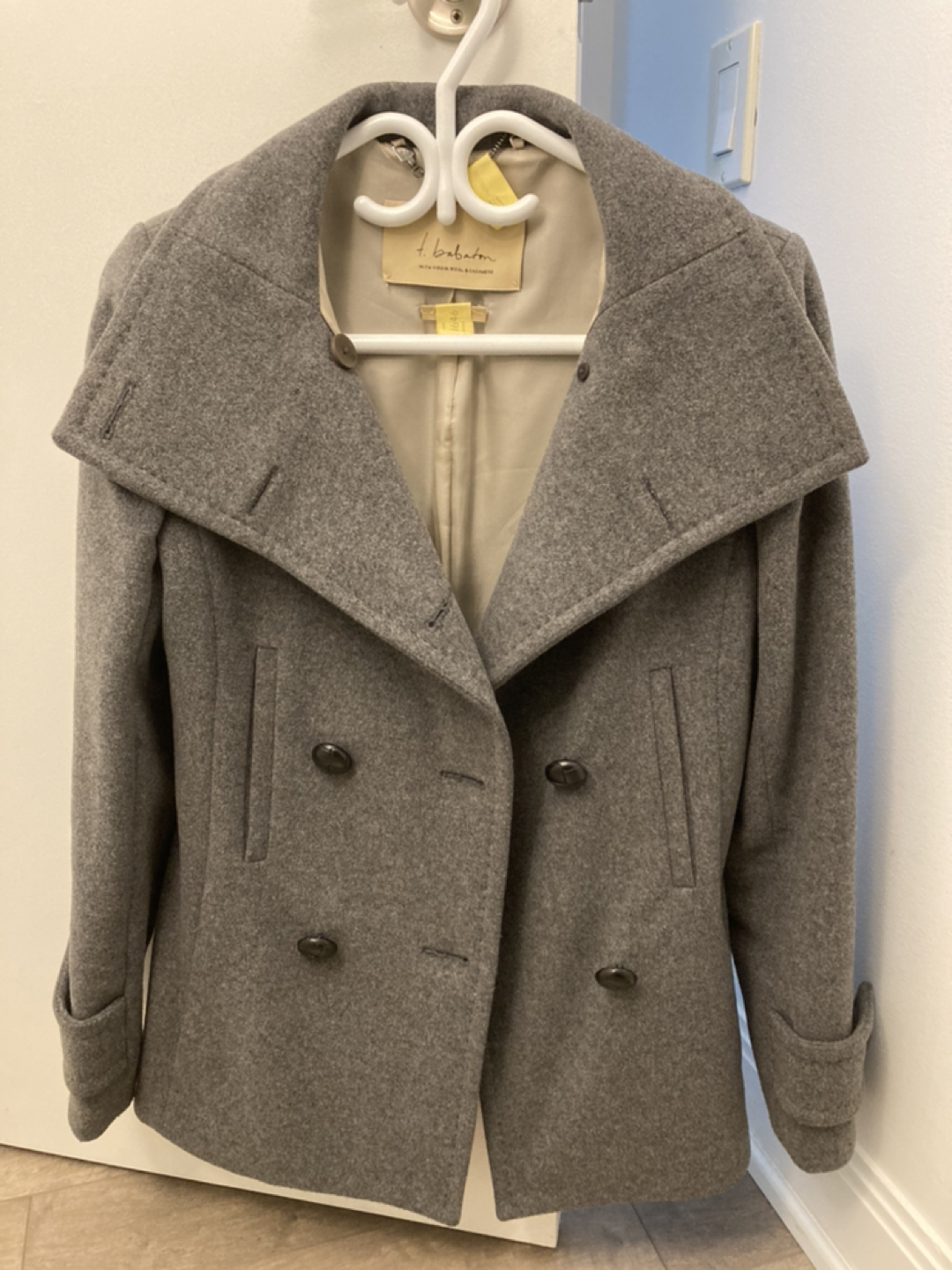 Aritzia Wool Howell Peacoat