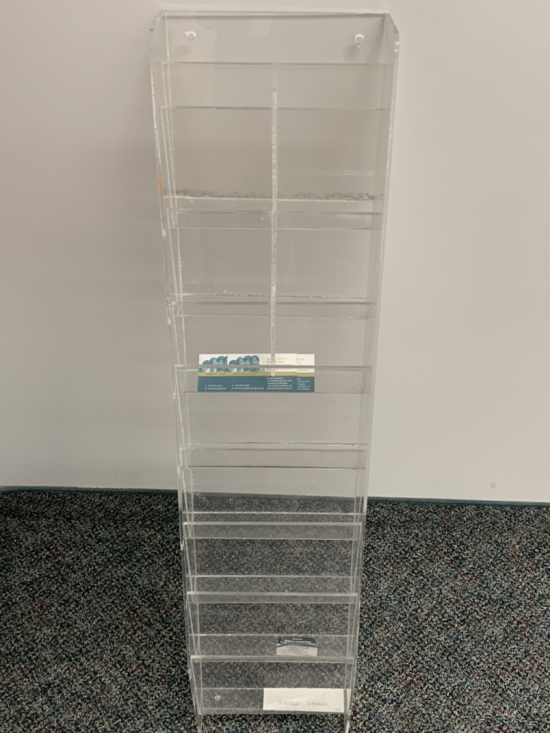 Heavy Standing Plastic Brochure Holder from office - photo 5