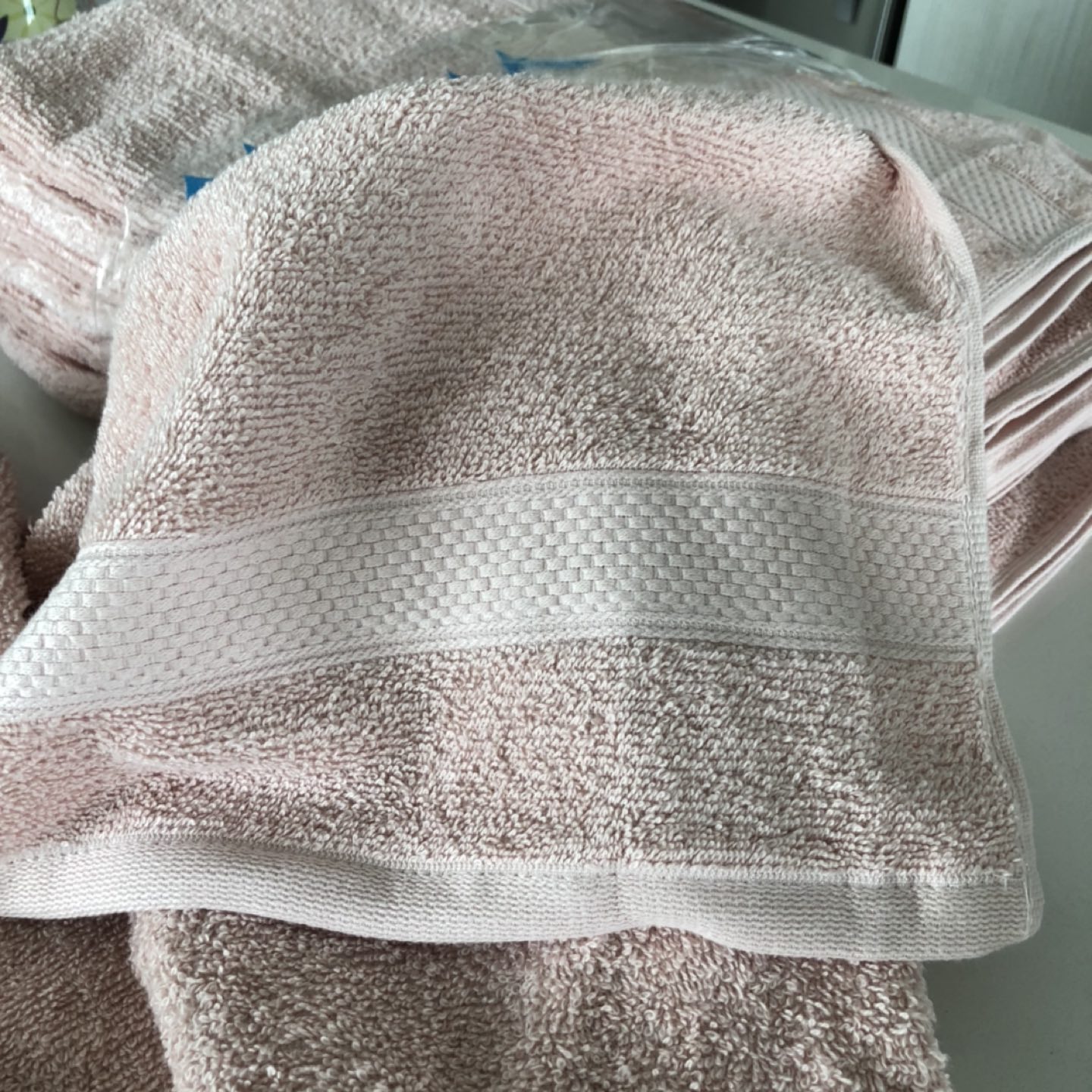New | Large light pink bath towels | 30”x50” - photo 4