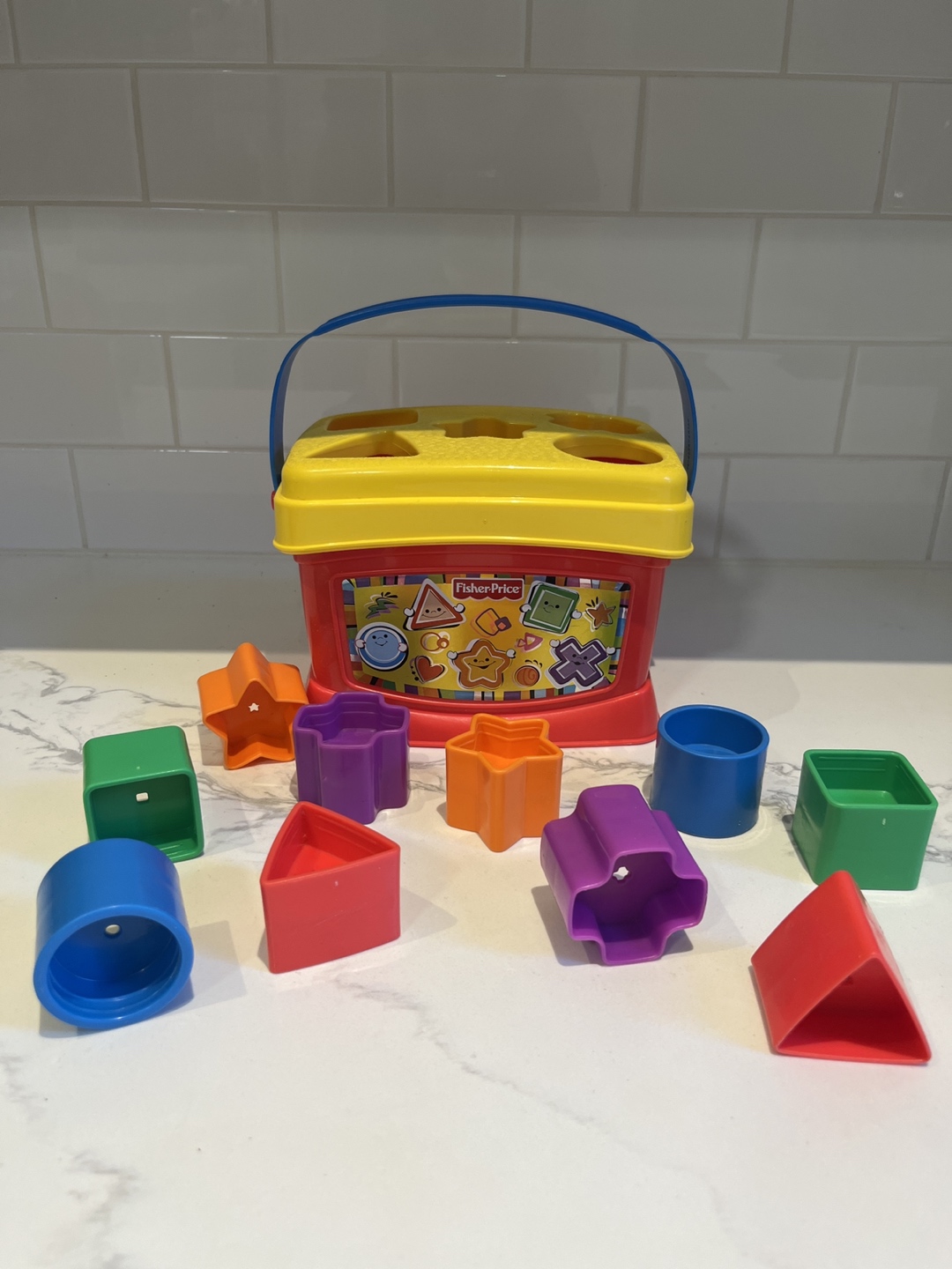 Fisher-Price Brilliant Basics Baby's First Blocks, Age 6m+