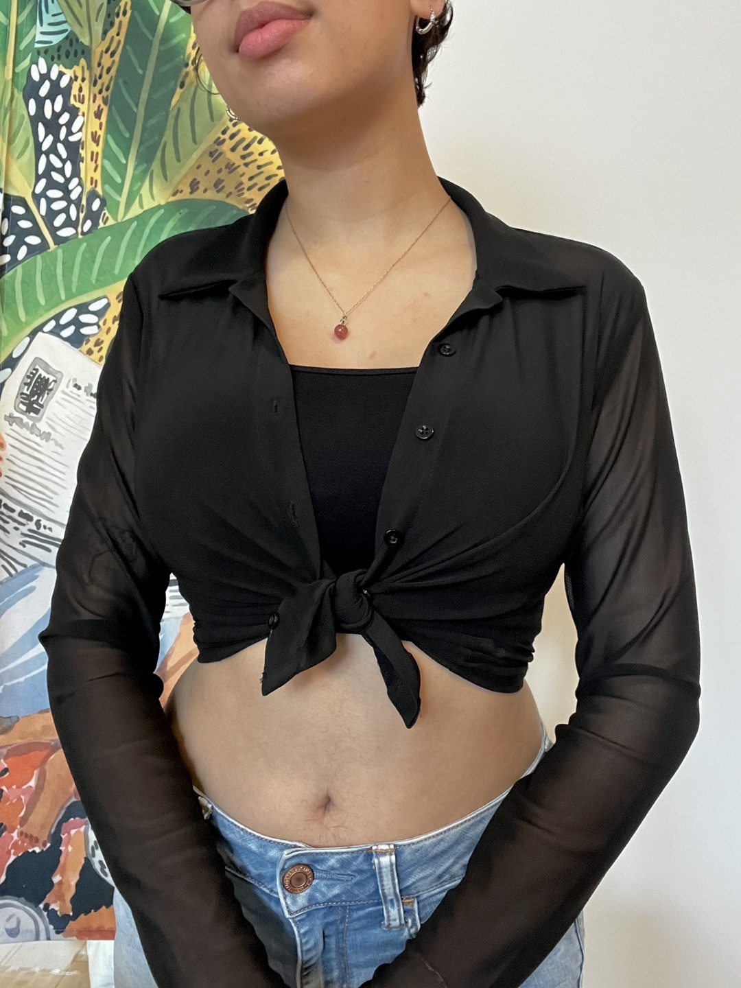 Garage Mesh Button Up - photo 2