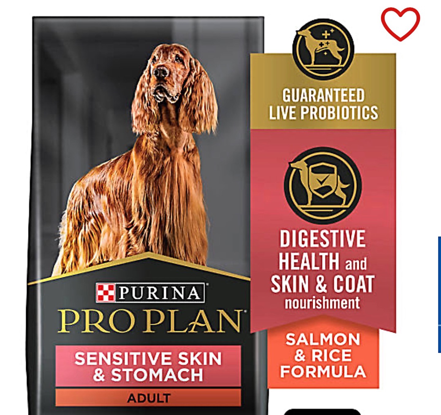 Purina Pro Plan Adult Dry Dog Food - Sensitive Skin & Stomach thumbnail