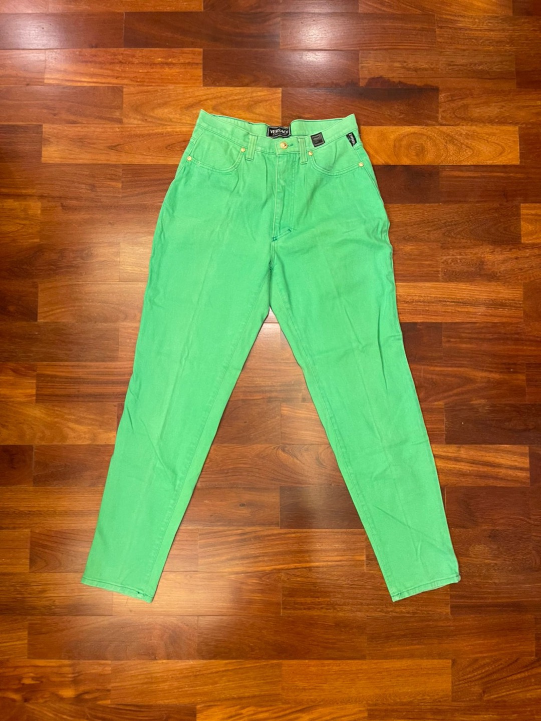 Vintage Versace jeans with gold button thumbnail