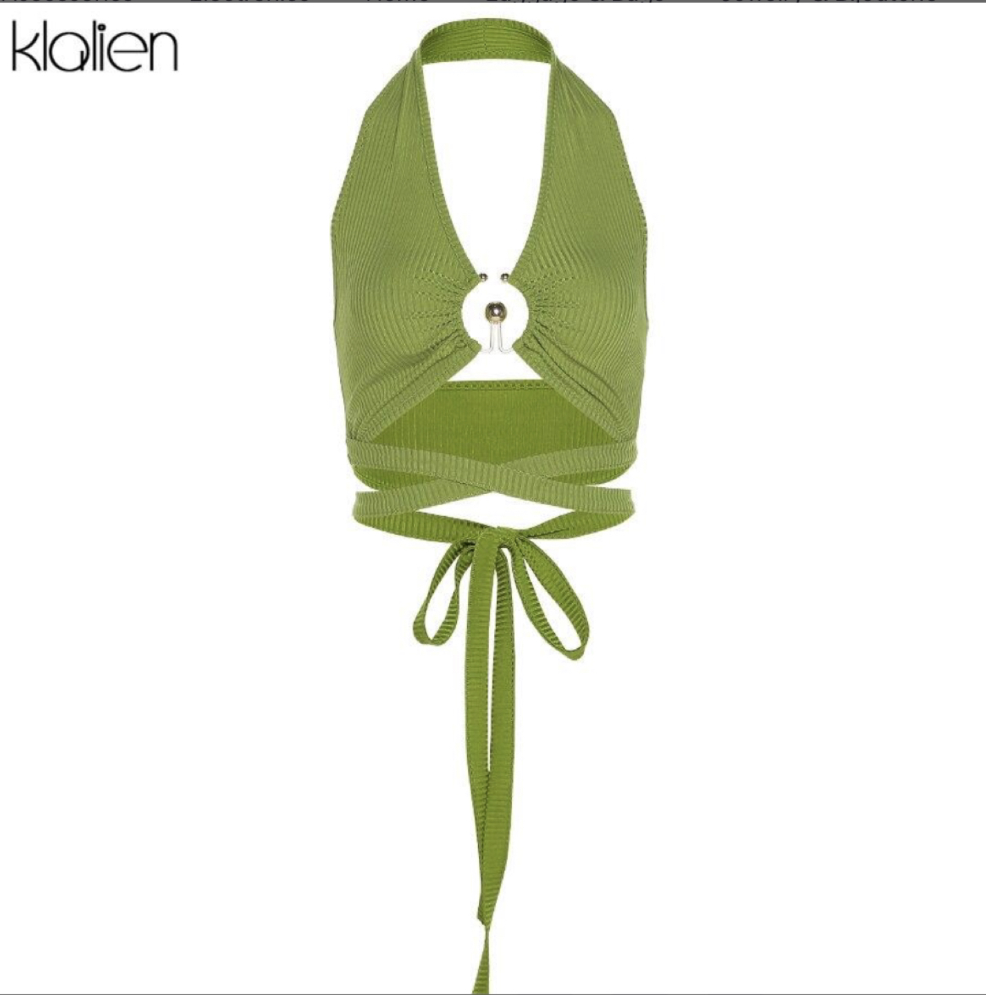 Halter top backless - photo 3