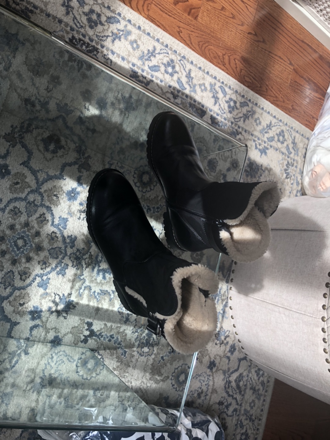 Nautica winter shearling boots like new - photo 2