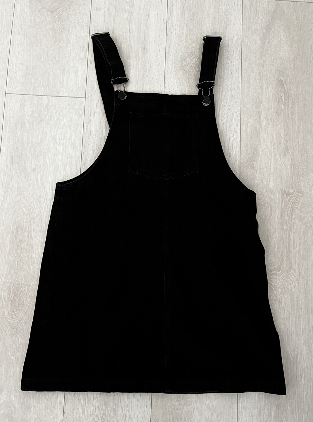 Moving Sale: Mango Denim Dungarees Dress in Medium thumbnail