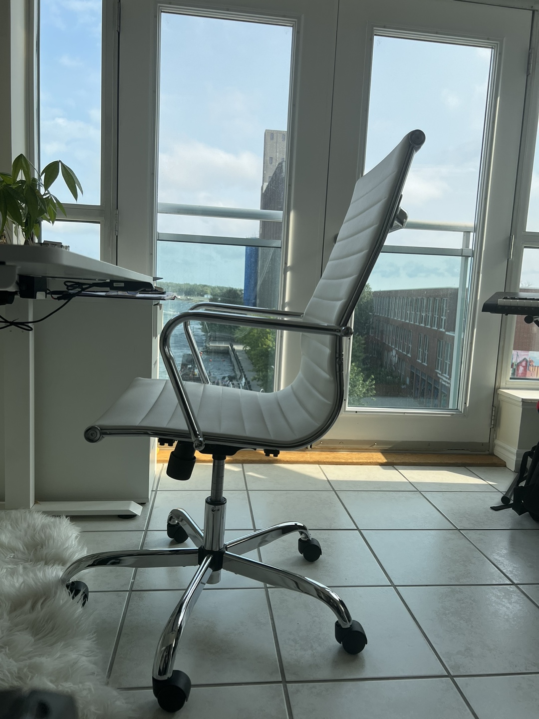 *Reduced Price* 2 - White Office Chairs thumbnail