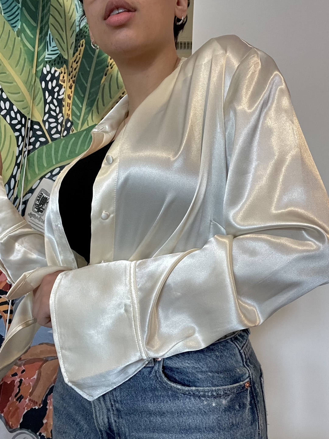 Gorgeous Silk like button up