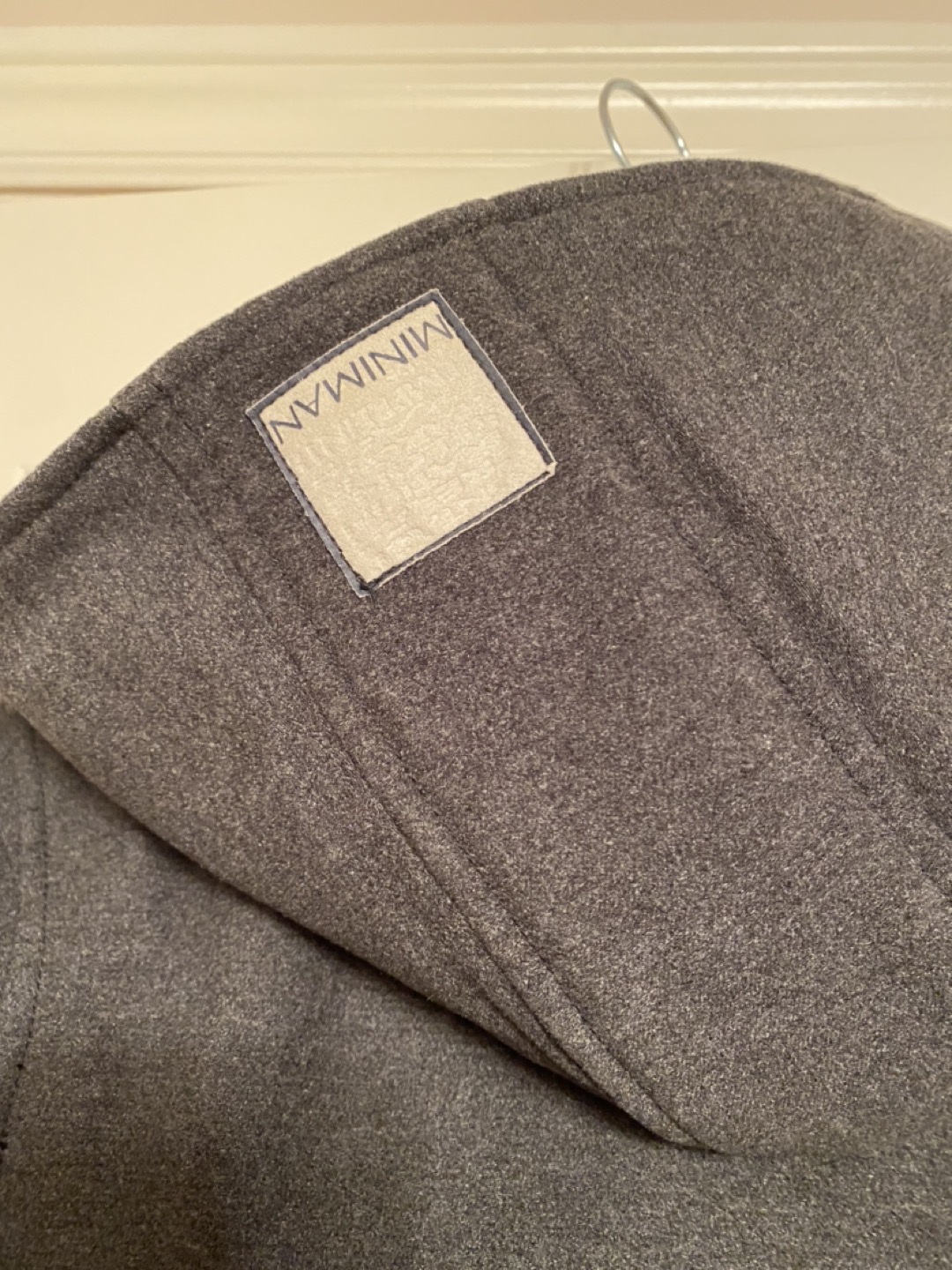 Boy’s Miniman grey hooded coat size 8 image indicator(6)