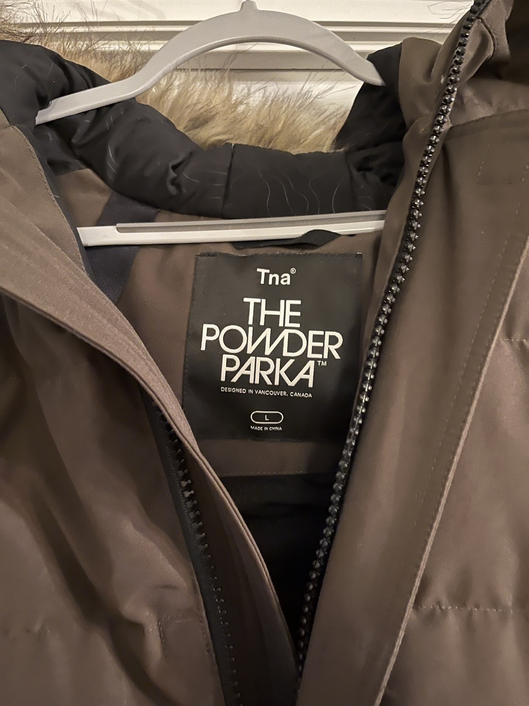 Aritzia TNA - The Powder Parks Long (Dark Olive) - photo 4