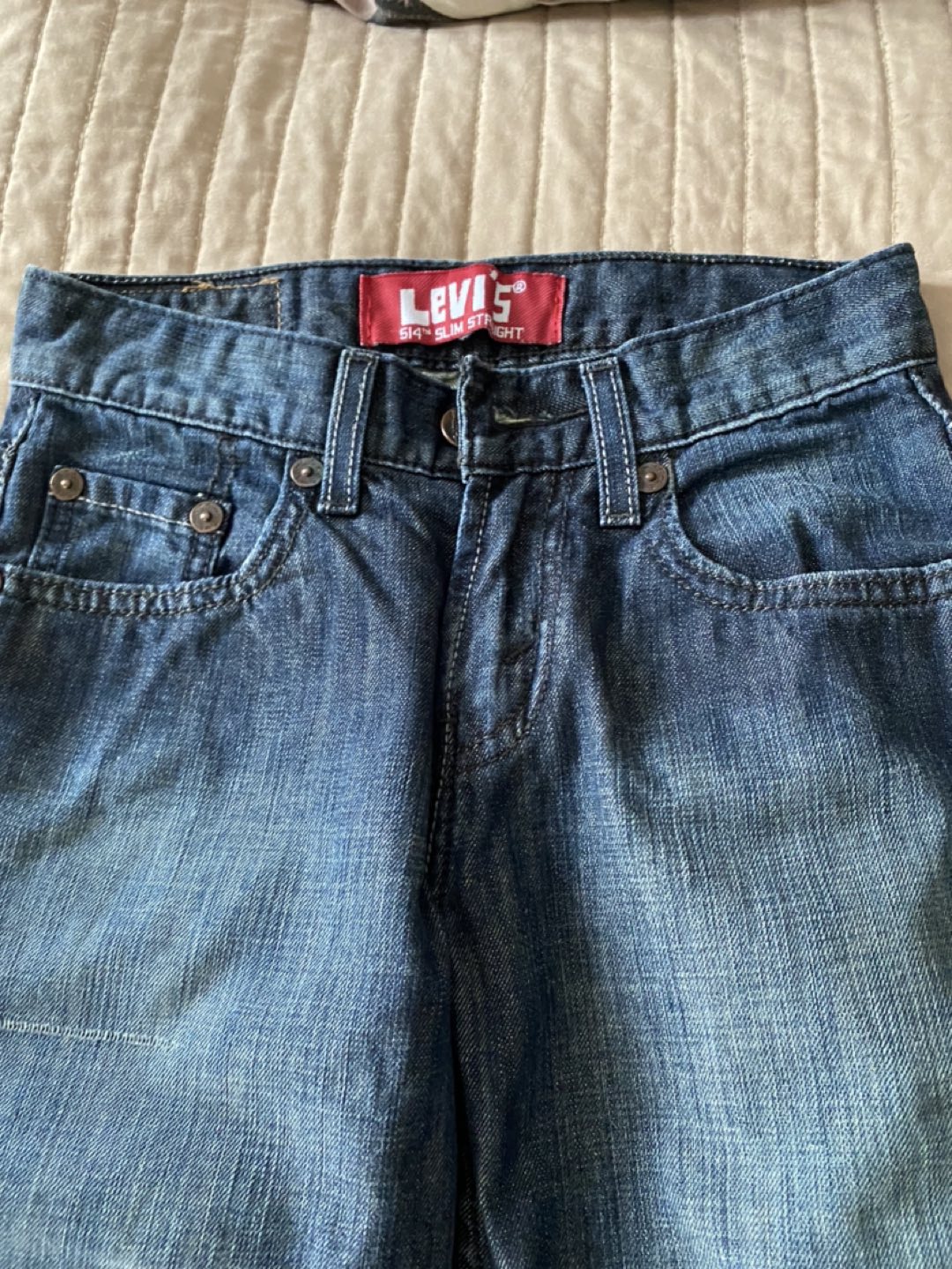 Boys’ Levis 569 Jeans size 8 Reg 24W 22L image indicator(4)