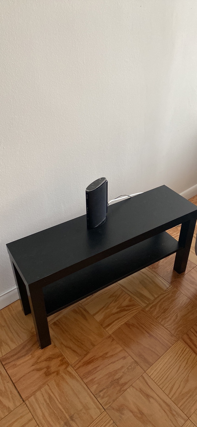Black table