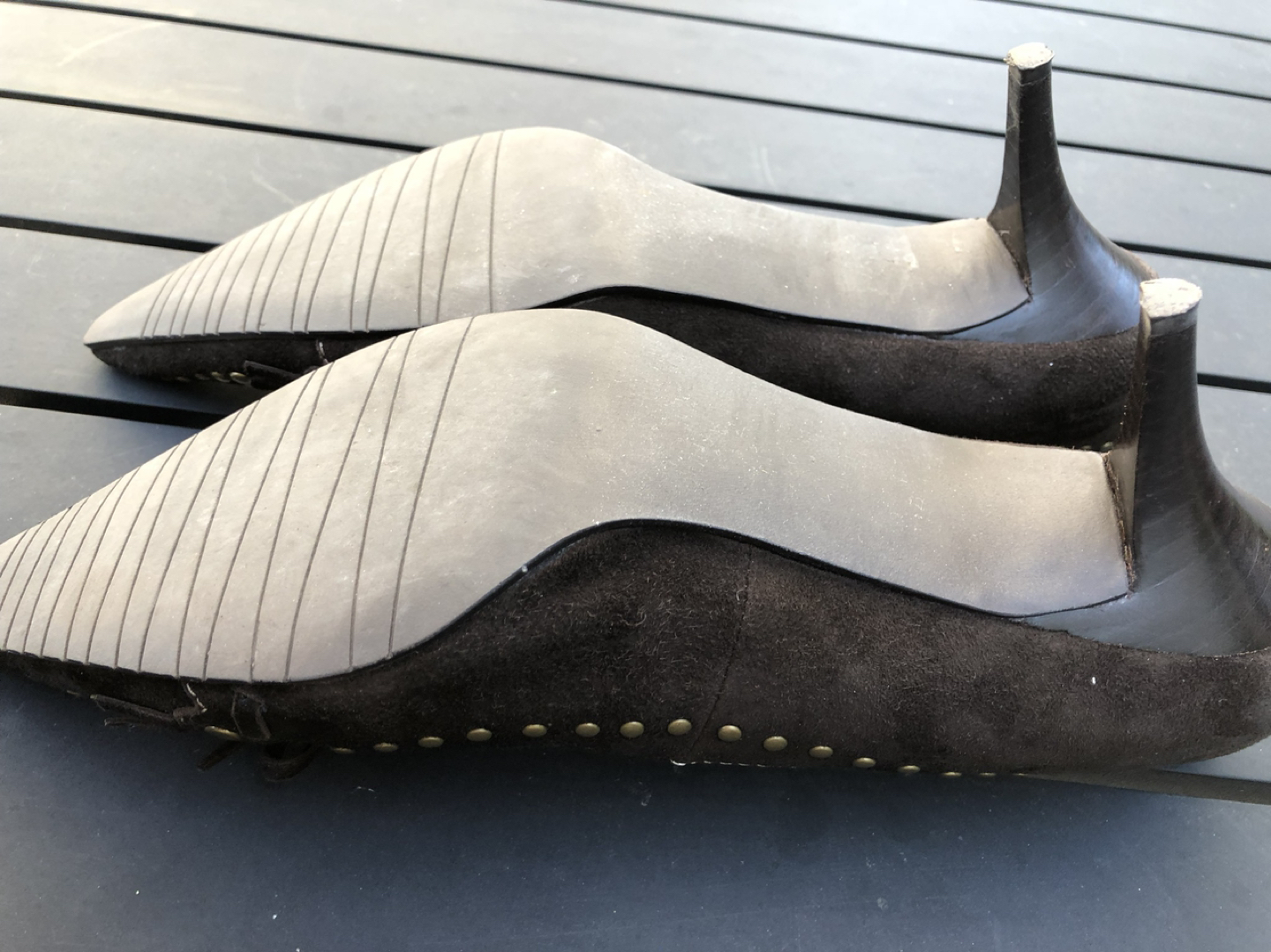 Women’s Brown Suede Heels from Town Shoes 10B - photo 4