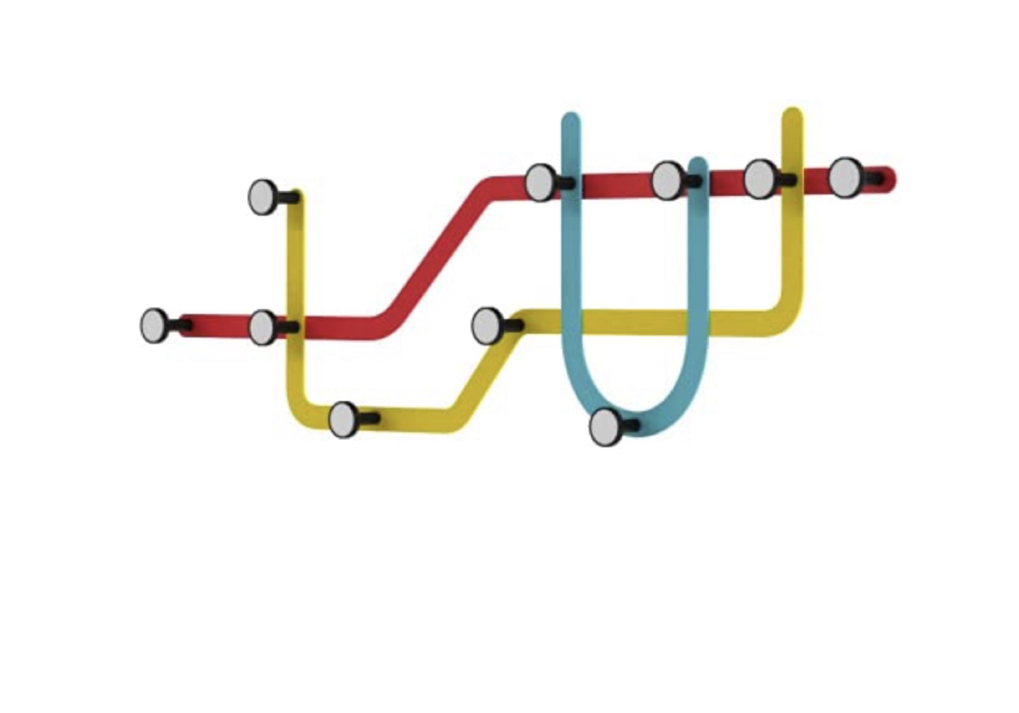 Umbra Subway Hooks (Multicolored)