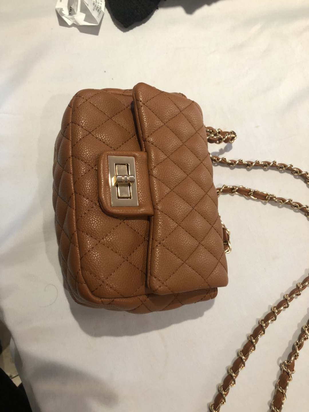 New quilted chained crossbody bag from Winners