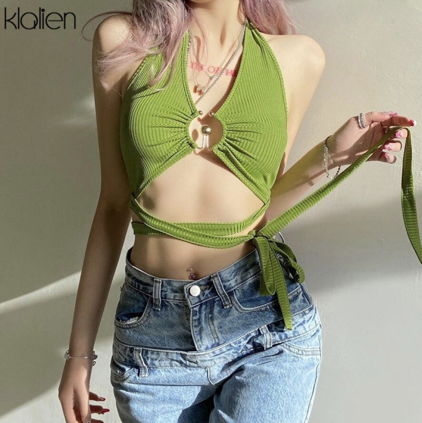 Halter top backless - photo 2