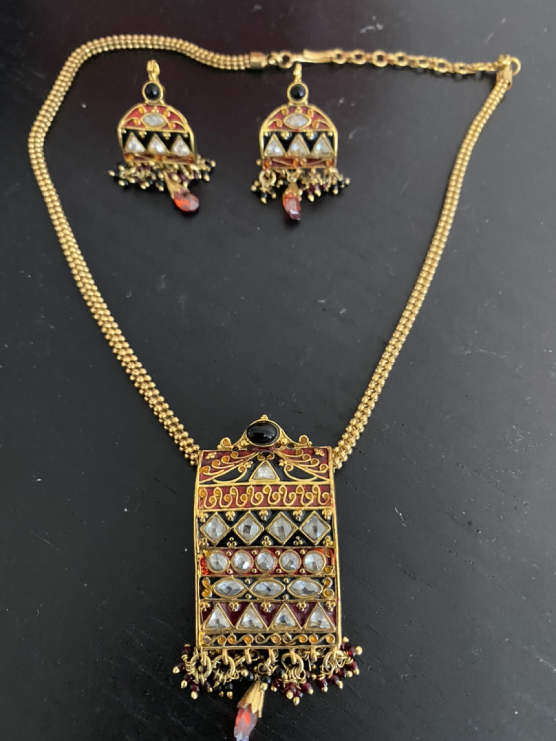 Necklace and earrings - photo 2