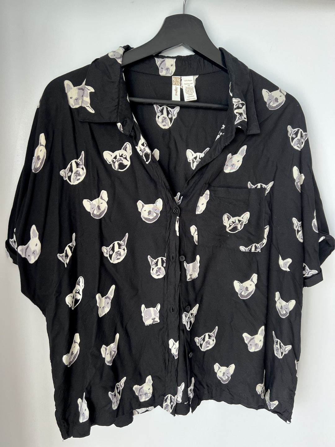 Cute Frenchie blouse thumbnail