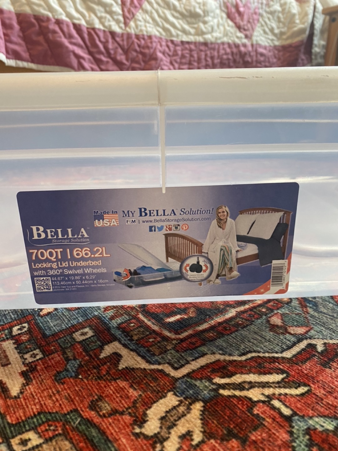 Under Bed Storage Bin - photo 2