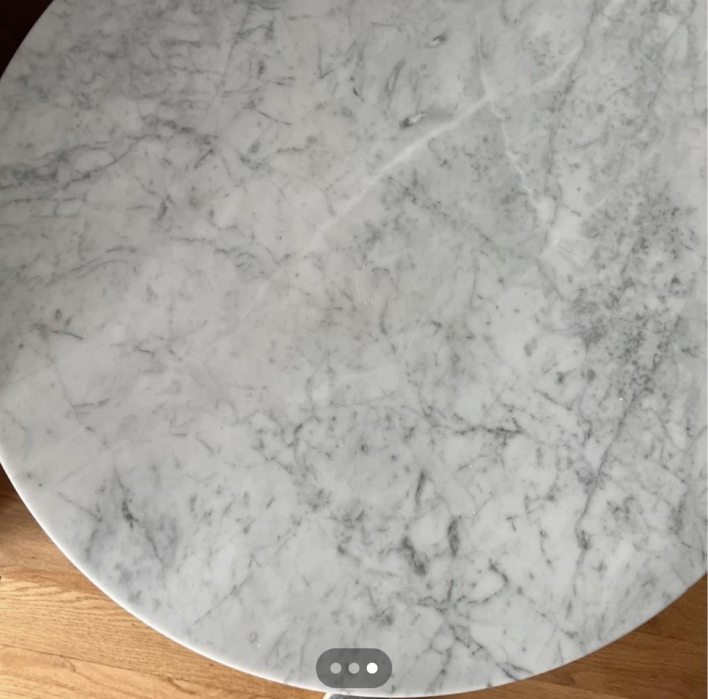 Article Mara marble top walnut coffee table - photo 3