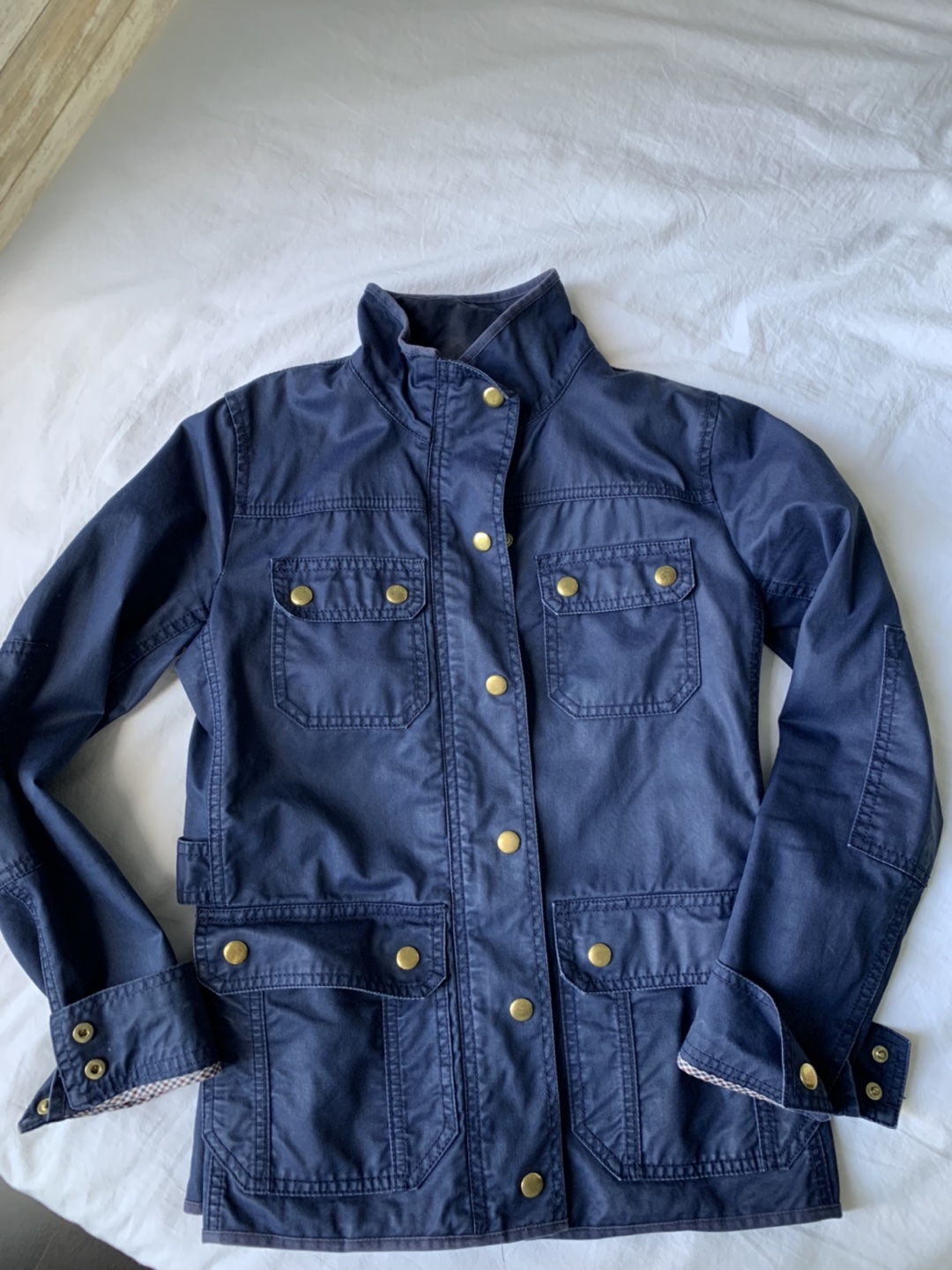 J Crew waxed cotton jacket - like new thumbnail