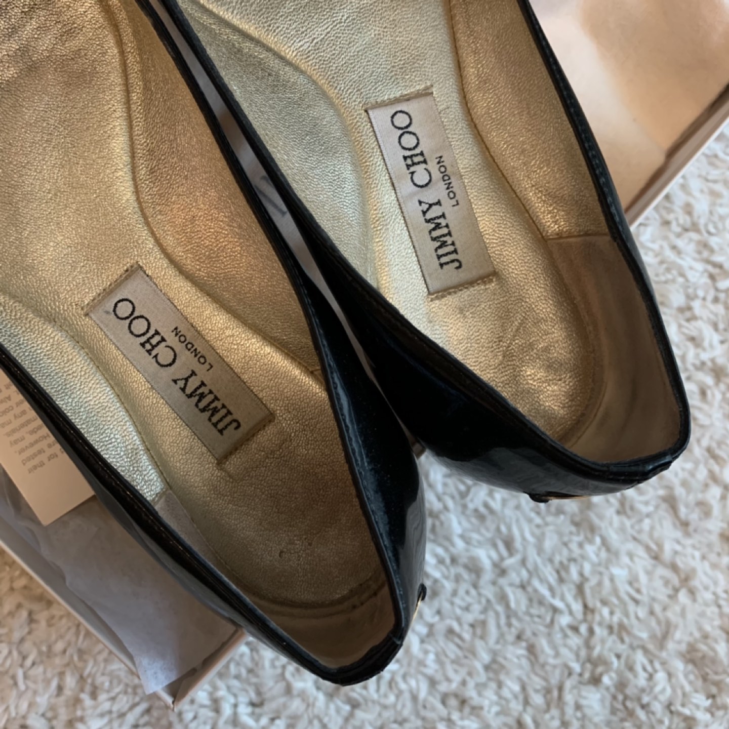 Sz36.5 Jimmy Choo crock patent flats - photo 4