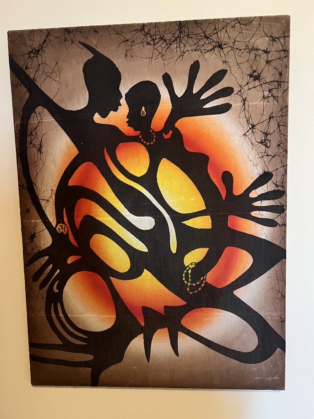 African batik framed